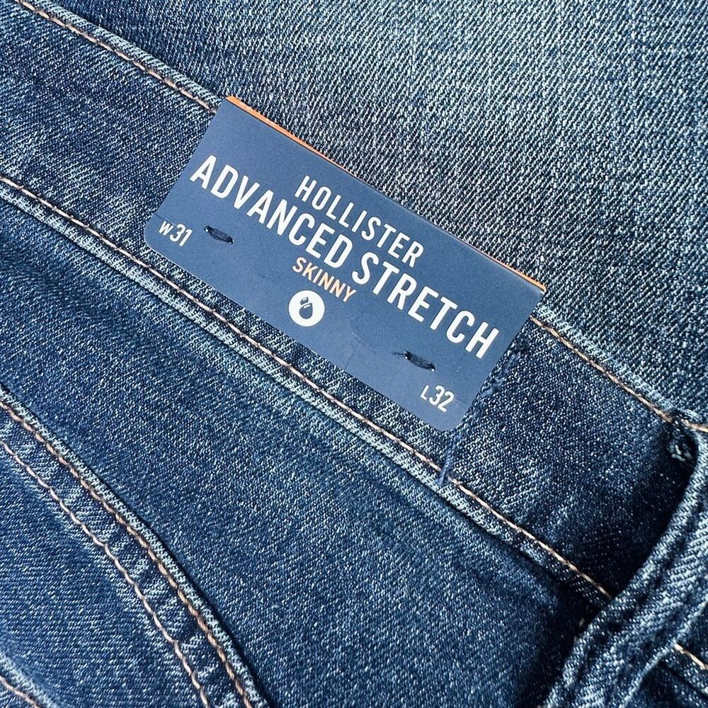 Hollister Advanced Stretch Skinny Jeans - Size 31 x 32 - Picture 5 of 6